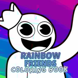 Rainbow Friends Coloring Book
